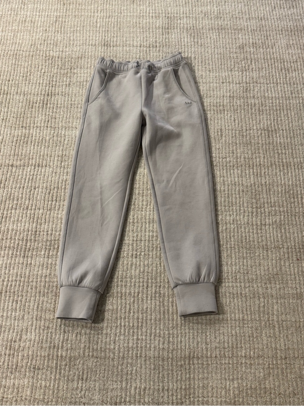 Abercrombie Kids Girls Taupe Gray Active Jogger Pants Size